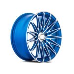Crystal Blue with Machined Face Custom Wheels 1488 - Image 2